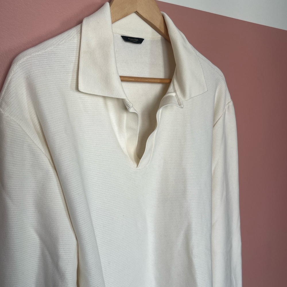 Massimo Dutti Men's Cream Sweater. Size XL. Like New. - Picture 2 of 6